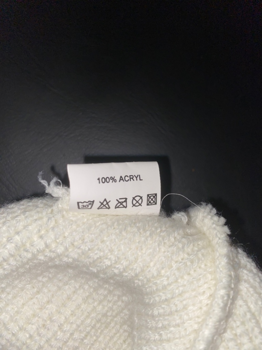 White Ski Mask/ Balaclava Universal Size Canadian Military Surplus Cold Weather - Picture 4 of 4